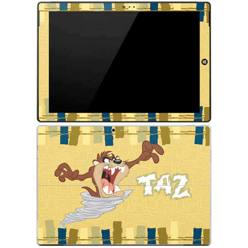 Looney Tunes Tasmanian Devil Swirl Cream Surface Pro 3 Skin